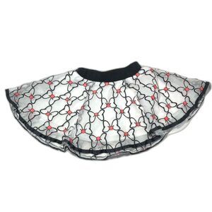Disney  MINNIE MOUSE Black and Pink Bows Tutu Skirt Girls Size 2T
